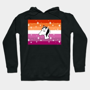 Lesbian Sparkle Unicorn Hoodie